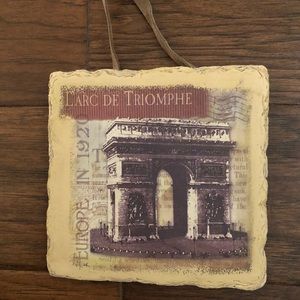 Paris Decor Arc de Triomphe Wall Hanging
